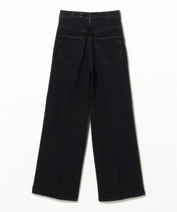 【別注】upper hights × Demi-Luxe BEAMS / THE SISTER デニムパンツ LAMPBLACK