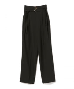 CINOH / BLACK FORMAL ダブル ベルト 2タック パンツ