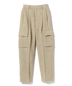 AURALEE / WOOL HAIRLINE LIGHT TWEED CARGO PANTS