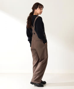 Demi-Luxe BEAMS / サスペンダー付き ワイドパンツ