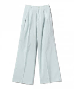 AURALEE / FINX POLYESTER STRIPE PANTS