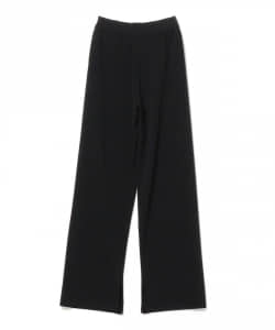 AURALEE / WOOL RECYCLEPOLYESTER HIGHTGAUGE RIB KNIT PANTS