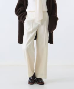 ウールサキソニー ピンタック パンツ