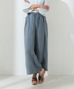 120%LINO / タックドローワイドパンツ