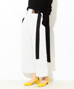 Tibi / ストライプ クロップドパンツ