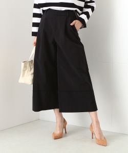 Demi-Luxe BEAMS / 1タック ワイドクロップドパンツ