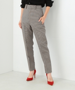 MADISONBLUE / TARPERD SLIM PANTS CHECK