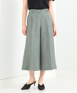 INCOTEX / 別注 1ポケット リネンフレアーパンツ