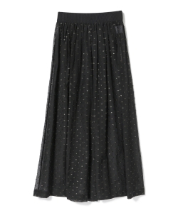 NUMBER M / ラメ ギャザーパンツ