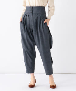 ELIN / ウール ハイウエストタックパンツ