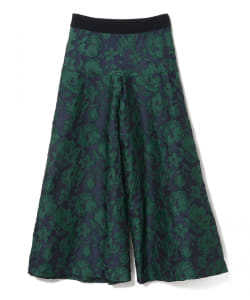 NUMBER M / フラワージャカード ワイドパンツ