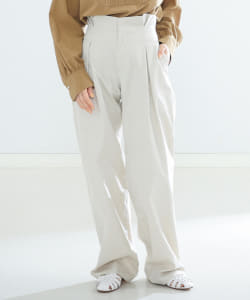 Cabana / コットン タック ロングパンツ