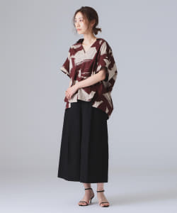 EFFE BEAMS / タックフレアー ワイドパンツ