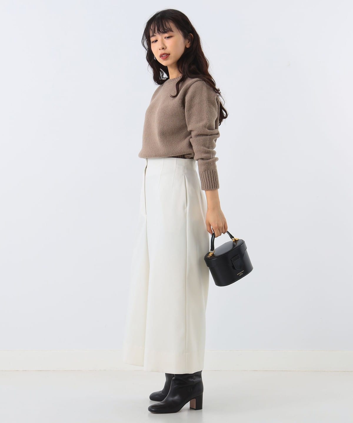 ビームス購入leur logette ハイウエスト キュロット