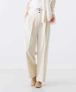 Demi-Luxe BEAMS / 女裝 排釦 高腰 長褲
