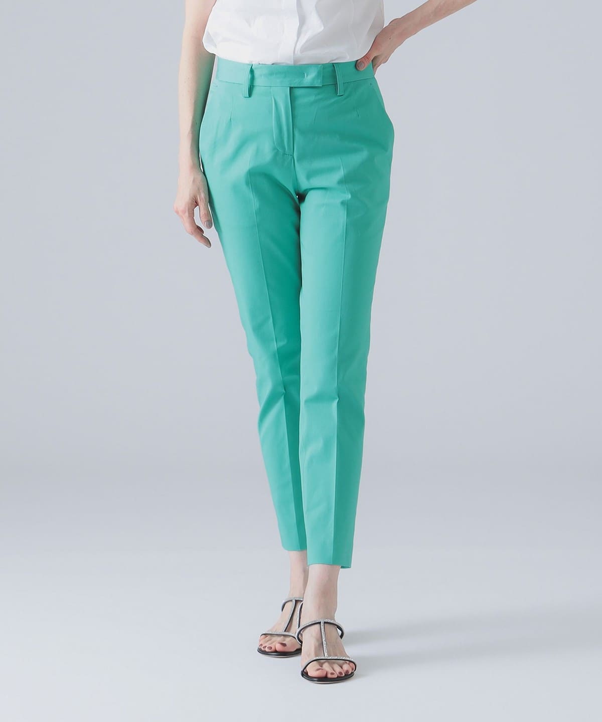 PT TORINO ピーティー トリノ / HOLLY コットンパンツ パンツ WOMEN LT. GREEN 38