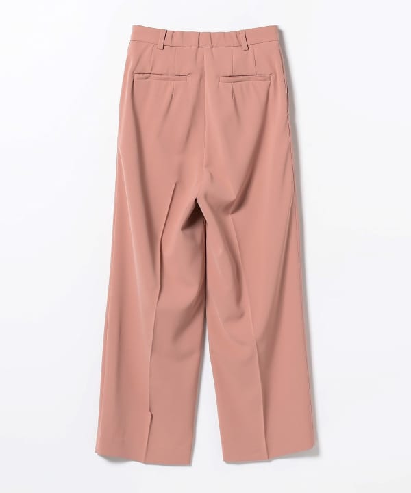 AK+1 タックパンツ　ピンク　38 後ろゴム　美シルエット AK+1 タックパンツ ピンク 38 後ろゴム 美シルエット - メルカリ