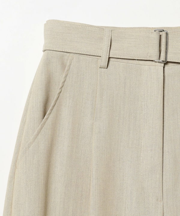 DemiLuxe BEAMS(デミルクス ビームス)【4/3再値下げ】1タック ベルテッド パンツ(パンツ スラックス)通販|BEAMS