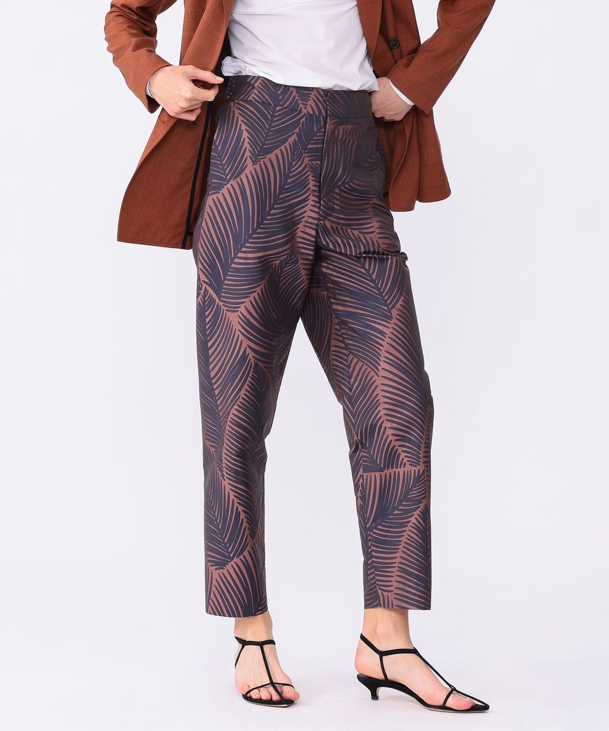 EFFE BEAMS（エッフェ ビームス）リーフ ジャカードパンツ