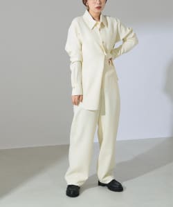 AURALEE / TENSE WOOL DOUBLE CLOTH SLACKS
