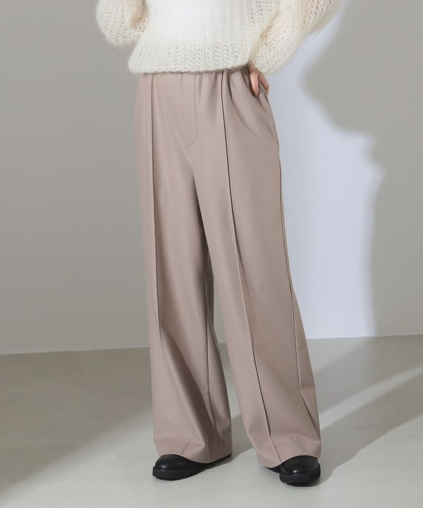 デミルクスビームスウールカシミアニットイージーパンツ