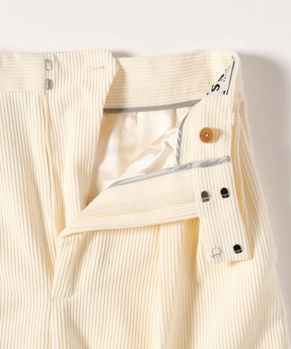 ベルナールザンス　コーデュロイツータックパンツ BERNARD ZINS ツータックコーデュロイパンツ 中古・古着通販