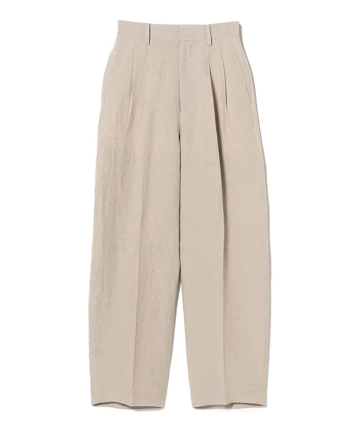 INSCRIRE アンスクリア / リネン テーパードパンツ パンツ WOMEN OFF WHITE 34 INSCRIRE アンスクリア / リネン テーパードパンツ パンツ WOMEN OFF WHITE 34