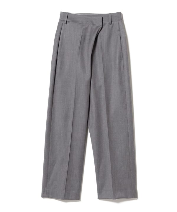 お値下げ！【新品】デミルクス ビームス 裏起毛タックパンツ 38 Demi-Luxe BEAMS（デミルクス ビームス）のスラックス通販｜BEAMS