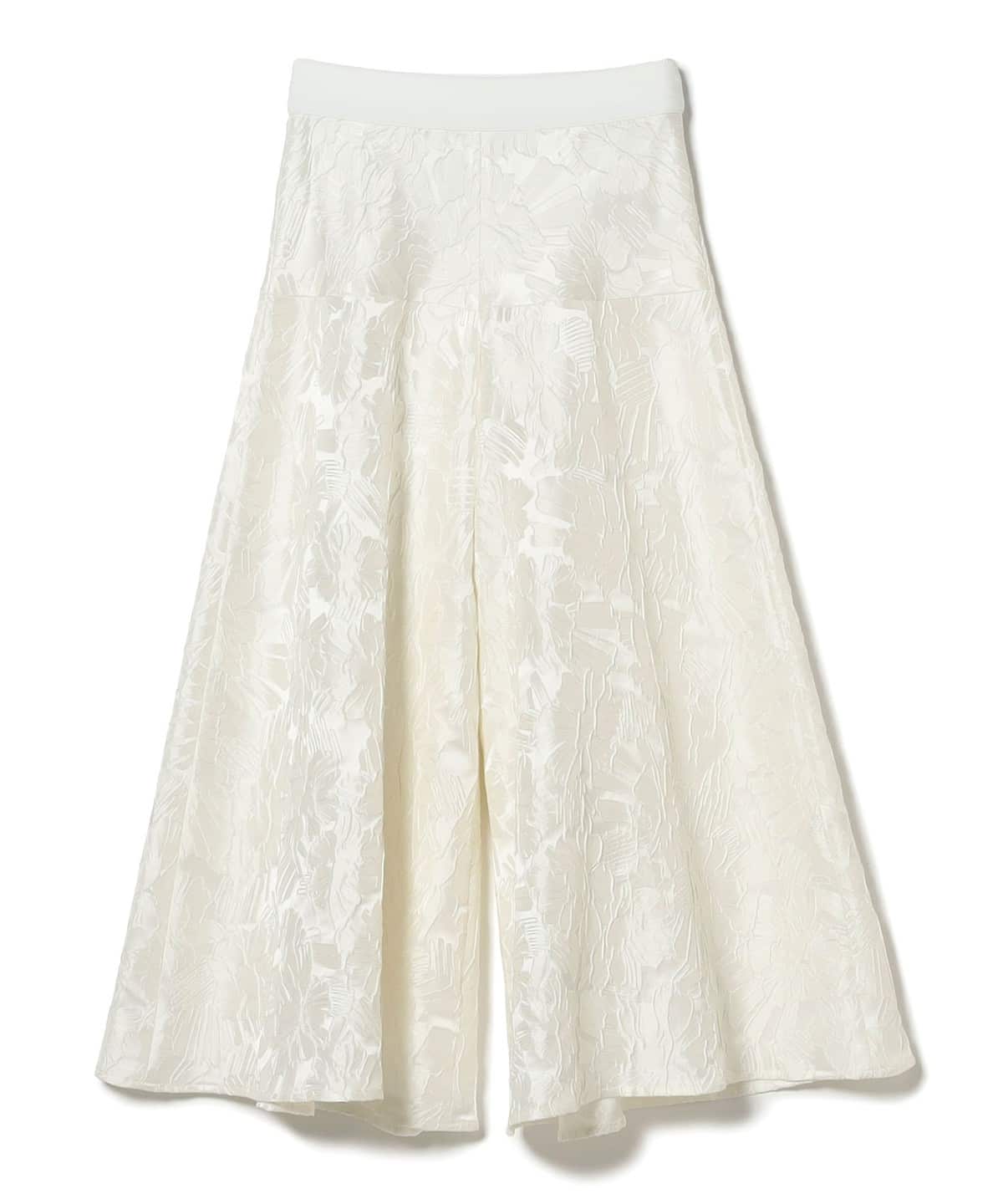 NUMBER M ナンバーエム / フラワー ジャカード フレアパンツ パンツ WOMEN OFF WHITE 36 NUMBER M ナンバーエム / フラワー ジャカード フレアパンツ パンツ WOMEN OFF WHITE 36