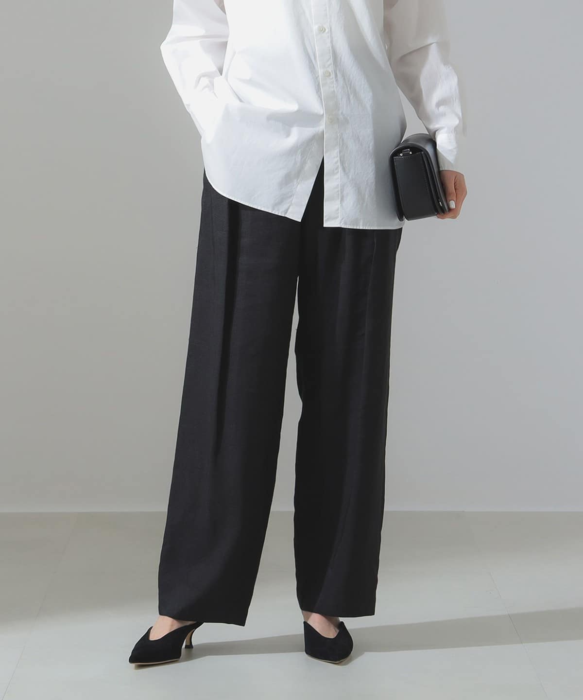 【別注】TICCA ティッカ / チェック リネン タック パンツ パンツ WOMEN 別注BLACK CHECK 1 【別注】TICCA ティッカ / チェック リネン タック パンツ パンツ WOMEN 別注BLACK CHECK 1