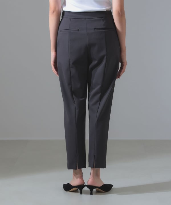 Demi-Luxe BEAMS フロントスリット テーパードパンツ　新品未使用 Demi-Luxe BEAMS｜【7/3新規値下げ】ポンチ スリット テーパード