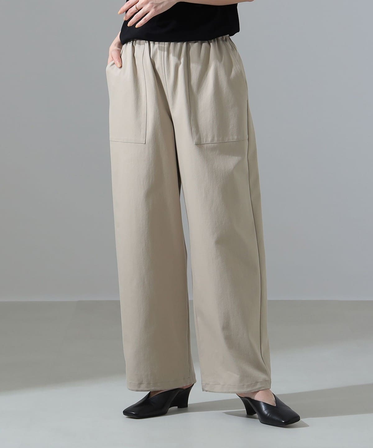 【5/15再値下げ】ベイカーポケット ジョグパンツ パンツ WOMEN BEIGE 38 【5/15再値下げ】ベイカーポケット ジョグパンツ パンツ WOMEN BEIGE 38