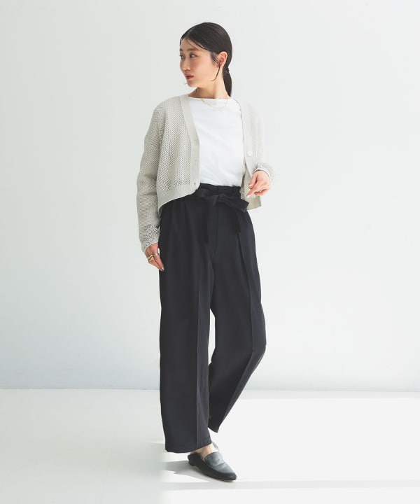 【美品】Demi-Luxe BEAMS♥️テーパードパンツ Demi-Luxe BEAMS（デミルクス ビームス）ツイル テーパード