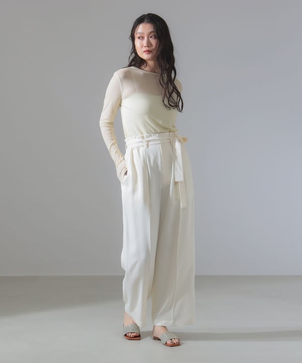 1% テンセルアセテートベスト Demi-Luxe BEAMS（デミルクス ビームス）アセテート ベルテッド