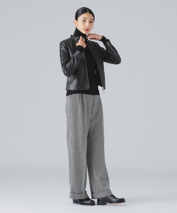 beams f ハウンドトゥース　パンツ EFFE BEAMS（エッフェ ビームス）BERNARD ZINS / ハウンドトゥース 2