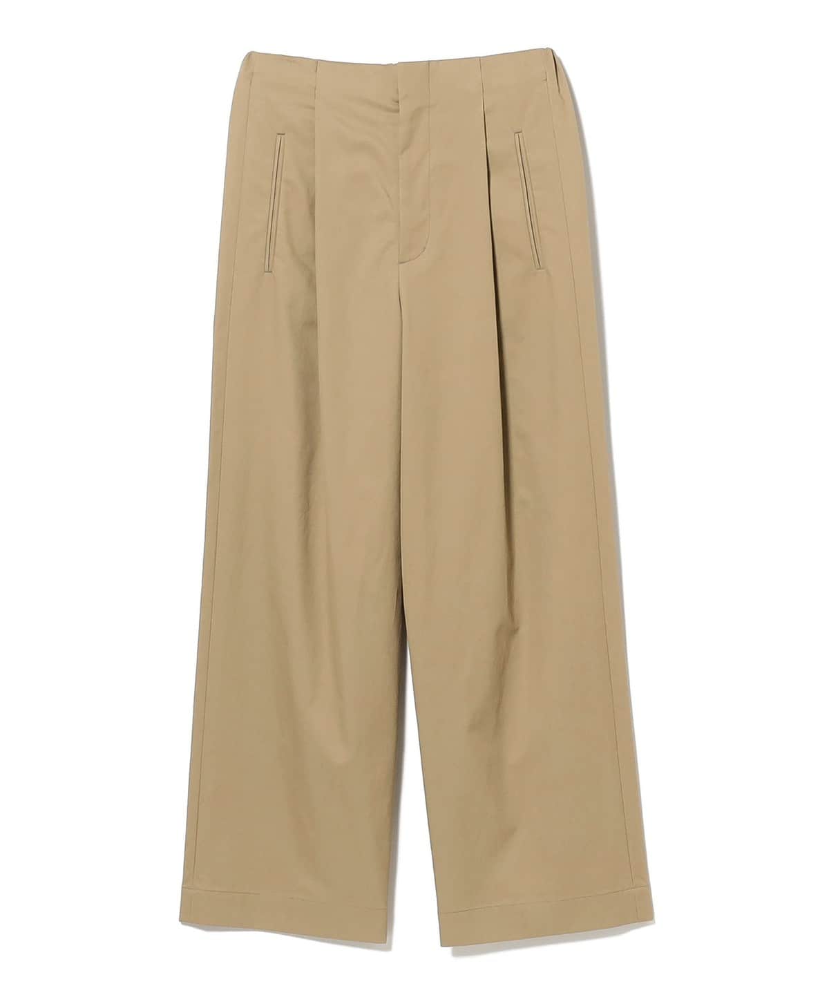 ATON エイトン / コットンツイル イージーパンツ パンツ WOMEN BEIGE 01 ATON エイトン / コットンツイル イージーパンツ パンツ WOMEN BEIGE 01