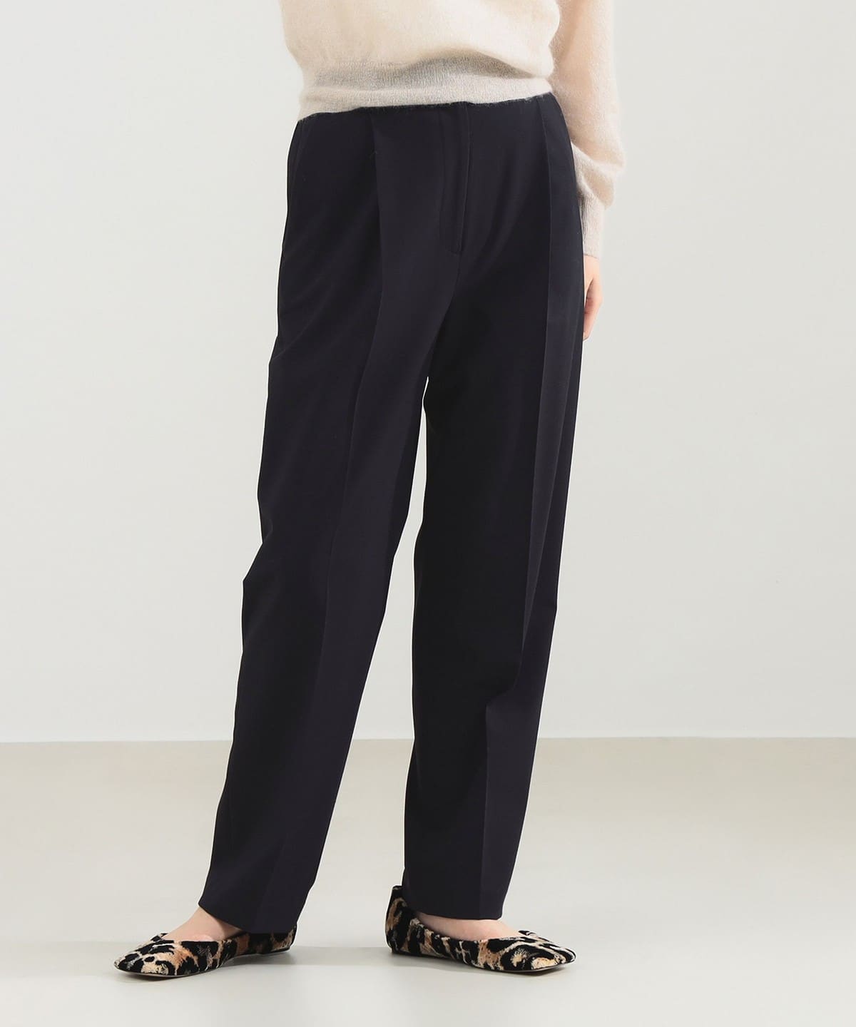 トロピカル 1タック パンツ パンツ WOMEN NAVY 38 トロピカル 1タック パンツ パンツ WOMEN NAVY 38