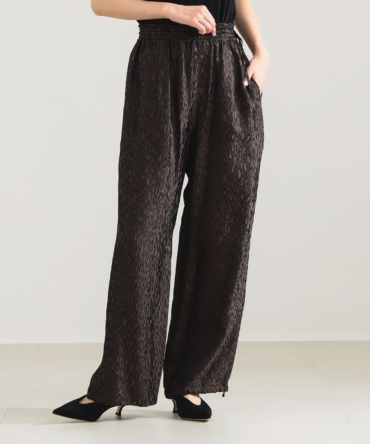 Demi-Luxe BEAMS/美品☆フォーマルにも☆ジャガードパンツ Demi-Luxe BEAMS/美品☆フォーマルにも☆ジャガードパンツ