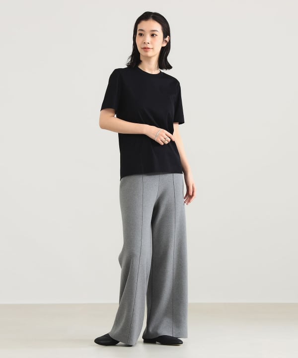 Demi-Luxe BEAMS　ビームス　ニットパンツ Demi-Luxe BEAMS（デミルクス ビームス）AK+1 / スムース ニット
