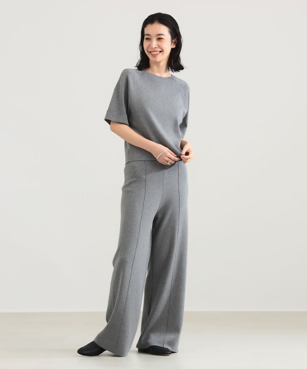 Demi-Luxe BEAMS　ビームス　ニットパンツ Demi-Luxe BEAMS（デミルクス ビームス）AK+1 / スムース ニット
