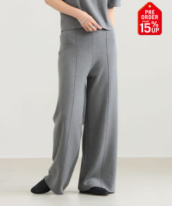 【+15%ポイントUP】AK+1 / スムース ニットパンツ