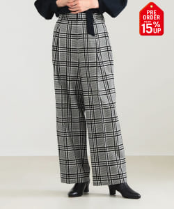 【+15%ポイントUP】AK+1 / 1タック ウール ワイドパンツ