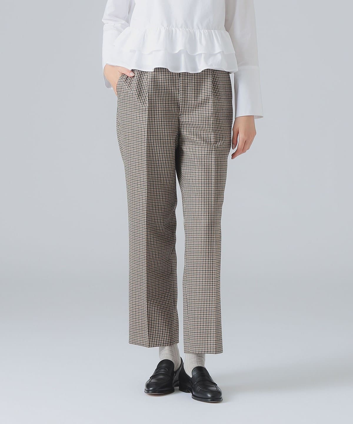 1タック パンツ パンツ WOMEN BROWN 36 1タック パンツ パンツ WOMEN BROWN 36