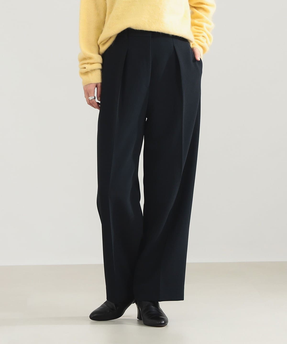 ウォッシャブル ダブルクロス パンツ パンツ WOMEN NAVY 36 ウォッシャブル ダブルクロス パンツ パンツ WOMEN NAVY 36