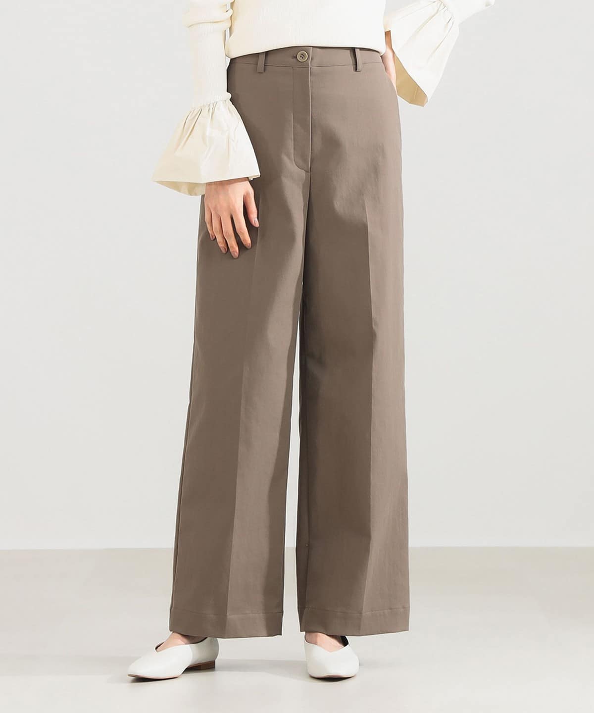 Demi-Luxe BEAMS（デミルクス ビームス）ピーチツイル ストレート