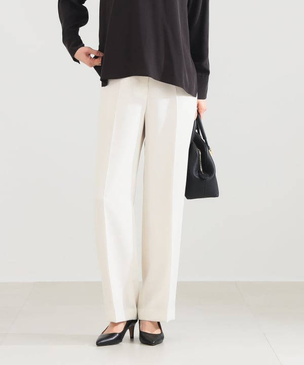 Demi-Luxe BEAMS（デミルクス ビームス）ソフト ストレート パンツ