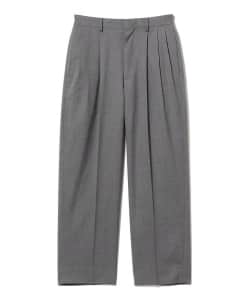 YLEVE / シャンブレー ウール パンツ