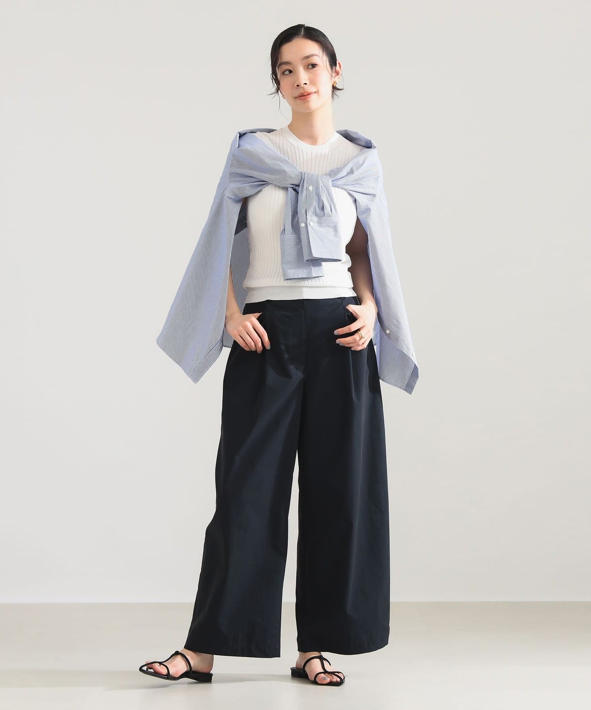 【eteさま専用】デミルクスビームス　パンツスーツ Demi-Luxe BEAMS（デミルクス ビームス）コンフォート タック パンツ