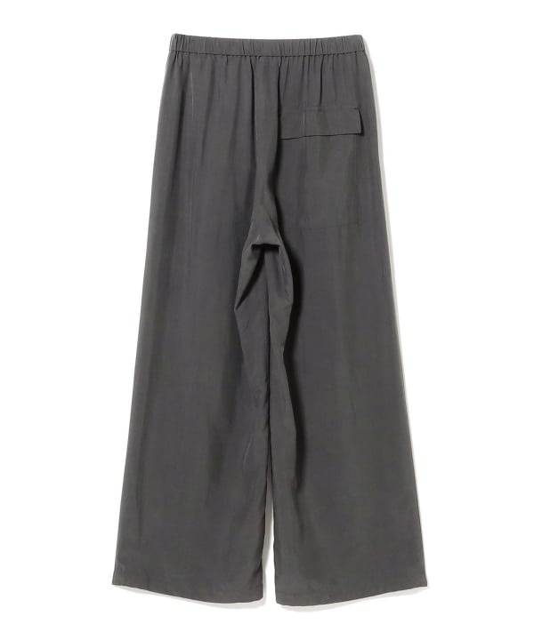 ATON / Silk suede easy pants