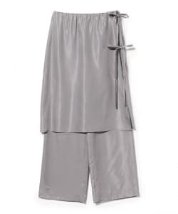 INSCRIRE / キュプラ レイヤード パンツ